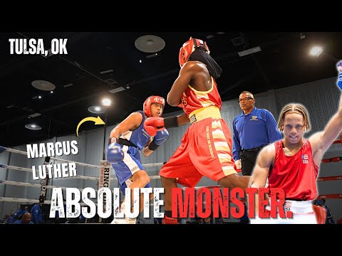 MONSTER! Marcus Luther Turns ELITE & Challenges NATIONAL Golden Gloves!