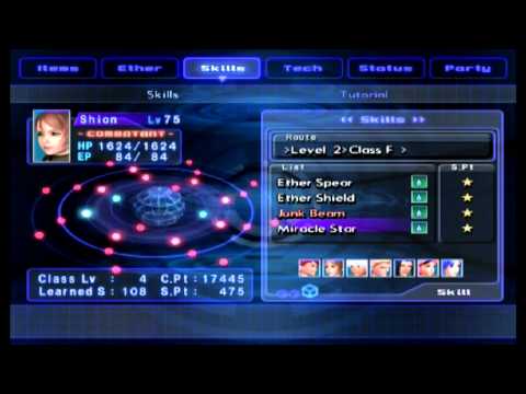 Let's Play Xenosaga II Bonus Part 28 - Skill Review, Part 1