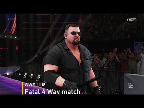 WWE 2K18 | Fatal 4 Way match
