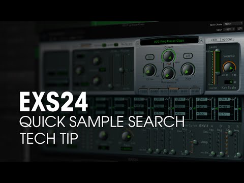 Tech Tip - Super quick sample search in Logic Pro's EXS24