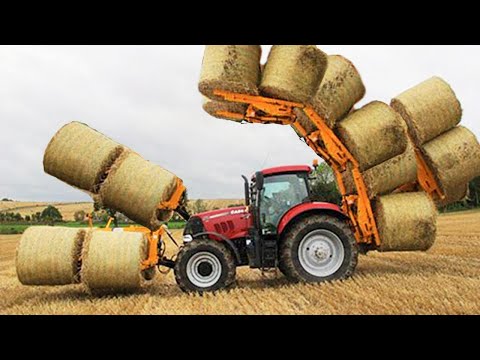 Amazing agricultural machinery for agribusiness 2023. Sheep Farm.Intelligent Technology. VOLVO