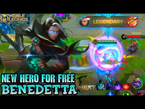 Next New Hero Benedetta Gameplay - Mobile Legends Bang Bang