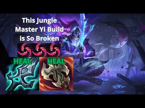 THIS JUNGLE MASTER YI BUILD IS SO BROKEN...