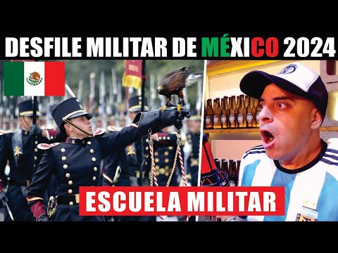 DÍA DE LA INDEPENDENCIA DE MÉXICO - DESFILE ESCUELA MILITAR! REACCIÓN DE ARGENTINO