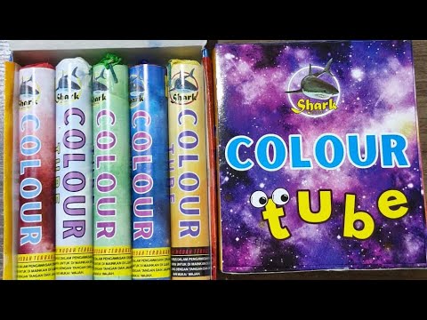 COLOUR TUBE - SHARK - 45 DETIK - 1 PACK ISI 5 BATANG