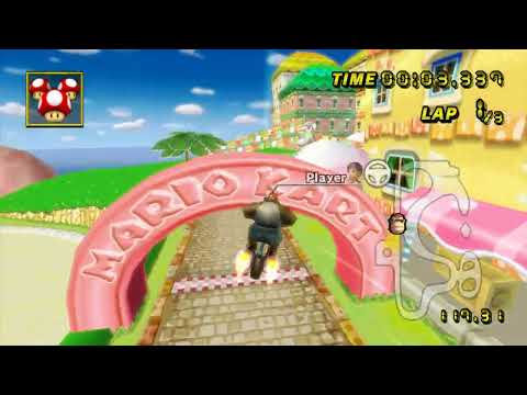 [MKW TAF] GCN Peach Beach Freerun (Infinite Shrooms)