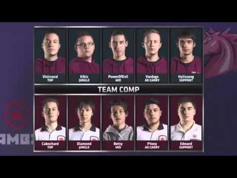 UOL vs GMB Game 2 EU LCS Spring 2015 Quarterfinals 05 04 2015 blizzasc2 dota esport lol highlights
