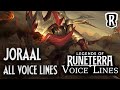 Joraal The Darkin Aegis All Voice Lines Legends Of Runeterra