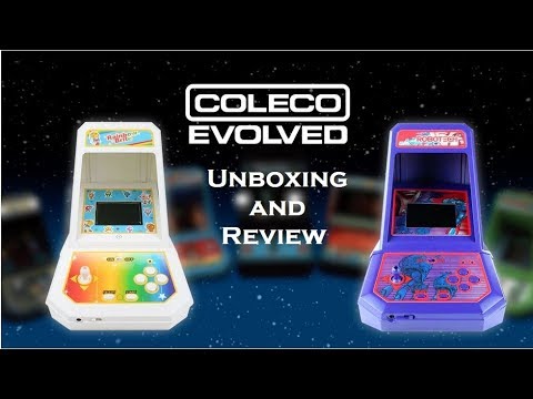 New Coleco Arcade Mini's - Review and Unboxing w/gameplay