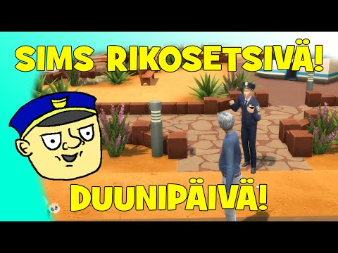 Sims 4 Suomi: RIKOSETSIVÄN HOMMISSA! (Duunipäivä) #9