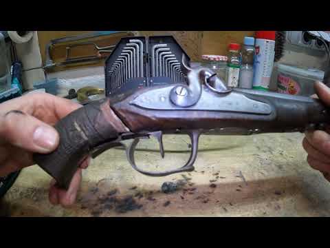 Vorderlader Fourni Par Lepage a Paris Schwarzpulver Pistole