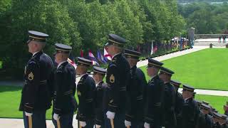Army Birthday Wreath Laying at the Tomb of the Unknown Soldier