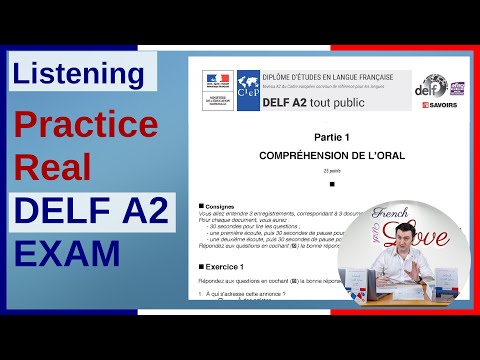 DELF A2 Compréhension de l'oral | DELF A2 Listening Exam Sample | DELF A2 Listening Practice