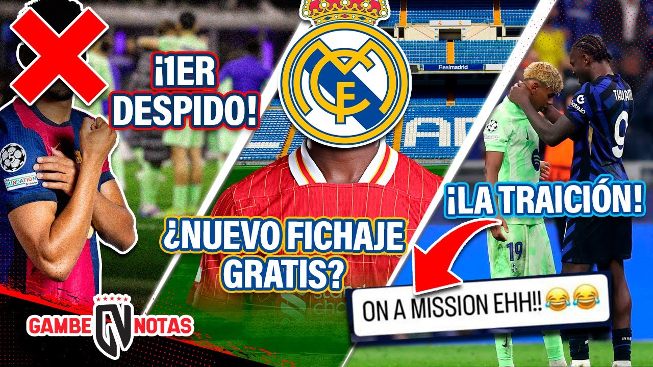 1er DESPEDIDO en Barça tras ELIMINACIÓN😣 | Nuevo crack GRATIS a Madrid🤑 | TRAICIÓN y BURLA a Lamine😢