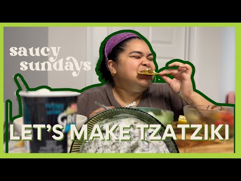 My FAVORITE Easy Homemade Tzatziki Recipe ✱ Saucy Sundays