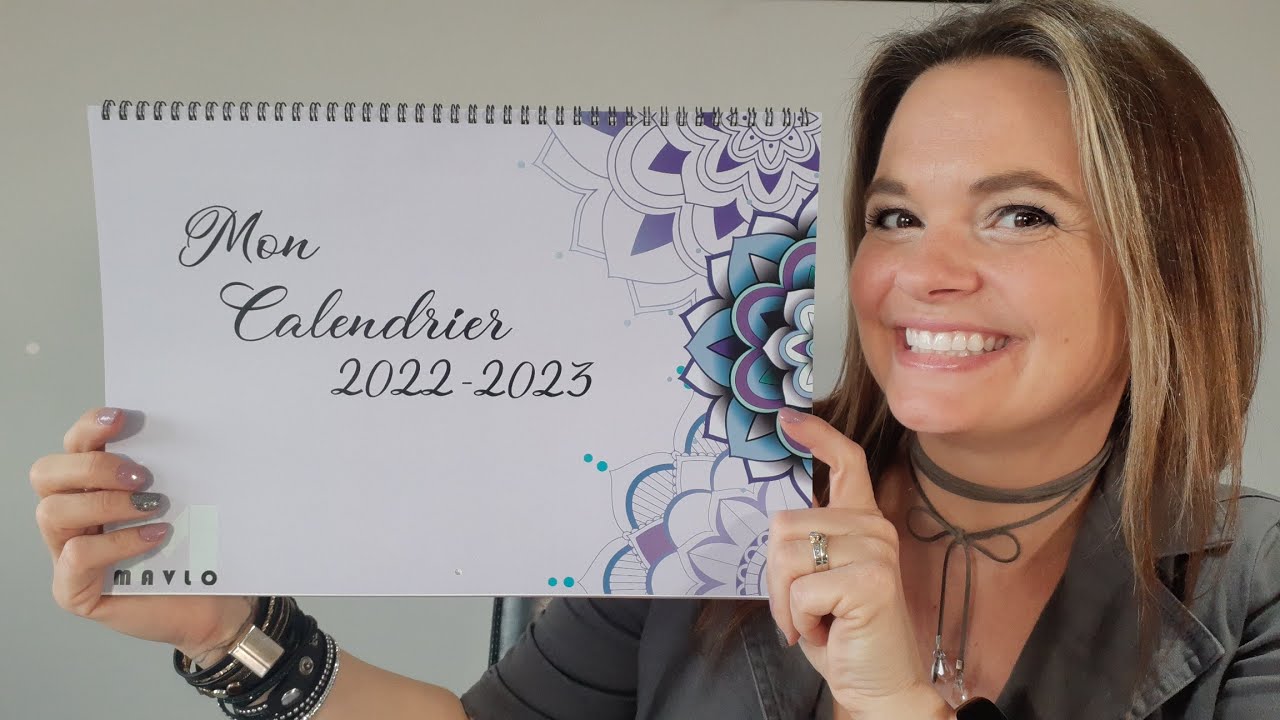 2022-2023 - Calendrier familial à colorier