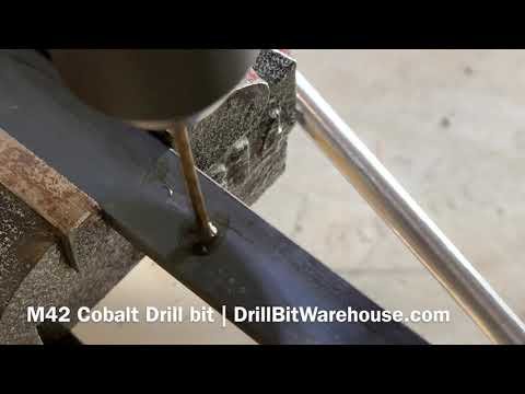 How to drill hard steel with Cobalt
