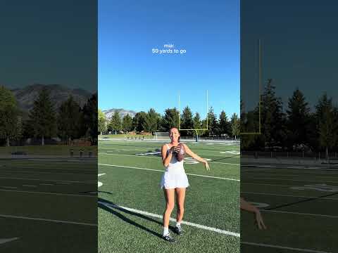 punt, pass, kick challenge vs my GF! #challenge #vlog #football #bfgf