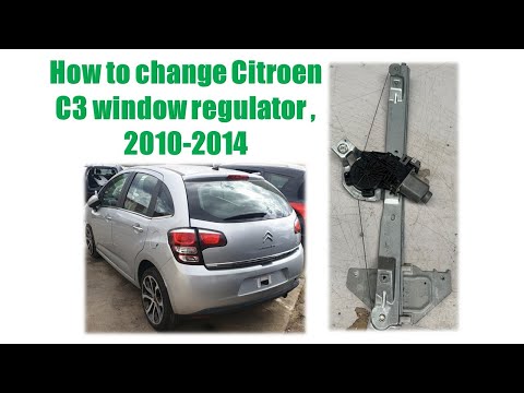 Anleitung zum Wechseln des Fensterhebers beim Citroën C3 A5 (2010–2014)