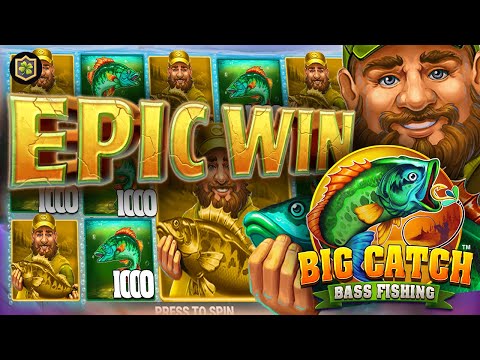 Big Catch Bass Fishing 🤑 Super Massive Win! 🤑 NEW Online Slot - EPIC Big WIN - Blueprint Gaming