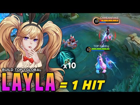 NEW META!! TOP GLOBAL LAYLA FULL DAMAGE 1 HIT BUILD 2026!! (must try!) - Mobile Legends