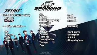 got7 spinning top world tour setlist - TH-Clip