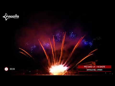 CP0091  110 shots  FAN DISPLAY CAKE