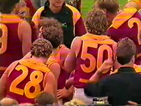 1991 AFL Reserves Grand Final Brisbane Celebrations.