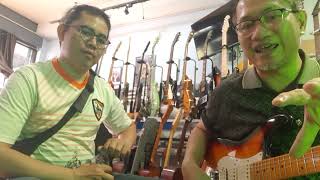 ส่งงานซ่อมโมกีตาร์ Shark M1 mookalei คุณเข้ม