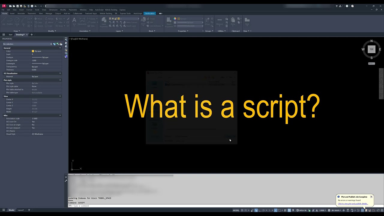 Basic AutoCAD Script