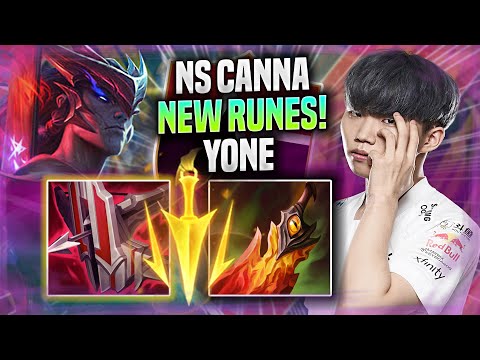 CANNA TESTING YONE WITH NEW RUNES! - NS Canna Plays Yone TOP vs Camille!