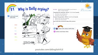 Fun for Movers 4th Edition | Why is Sally crying? | 31B - Page 66