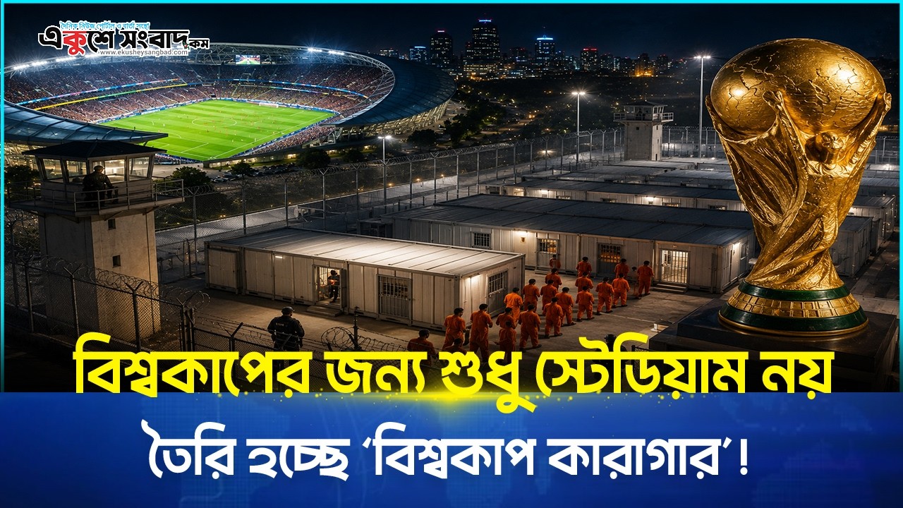 বিশ্বকাপের জন্য শুধু স্টেডিয়াম নয়, তৈরি হচ্ছে ‘বিশ্বকাপ কারাগার’!