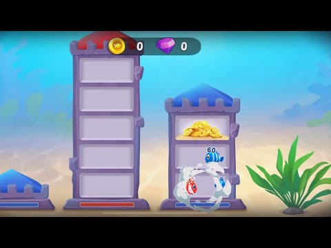 Fishdom 4008 - Super Hard Level (18 Moves)