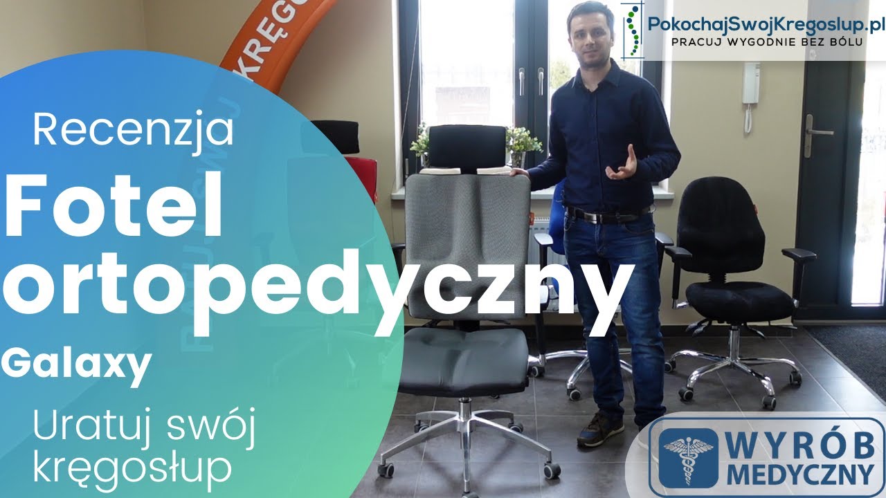 Kulik System Galaxy fotel biurowy na chory kręgosłup - ulga dla bólu i wygoda!