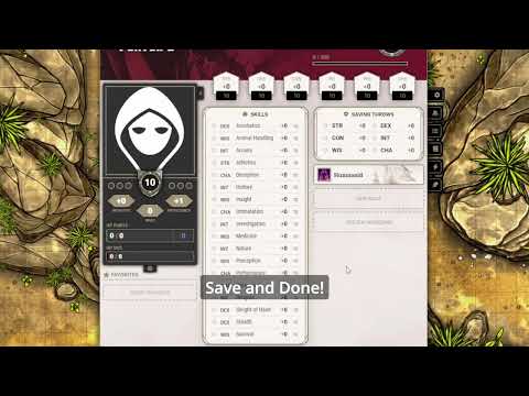 [Foundry VTT] How to Assign a Character Sheet to a Player