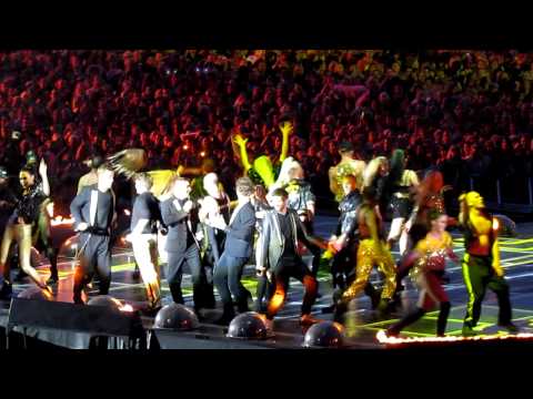 Take That - Relight My Fire (No Regrets intro) - Progress Live - Hampden Park - 23-Jun-2011