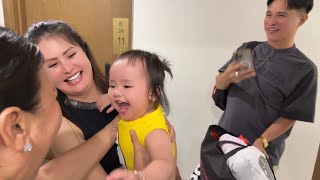 Tin Vui: Cả gia đình anh Lê Minh, Cậu 3 đã có mặt 