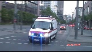 preview picture of video 'RTW + SanKW Polizei Hessen verfahren sich auf Einsatzfahrt'