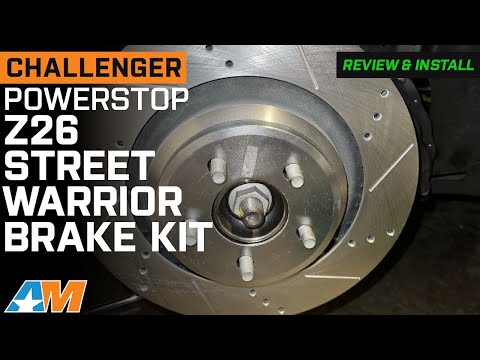 2008-2021 Challenger PowerStop Z26 Street Warrior Brake Rotor and Pad Kit Review & Install