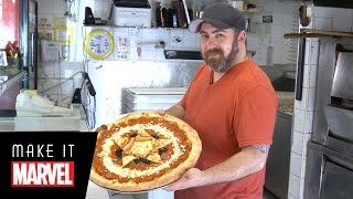Make It Marvel: Captain America Pizza