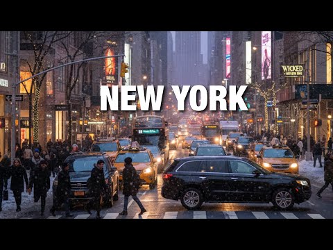 New York City LIVE COLD 🥶 Manhattan on Monday (February 2, 2026)