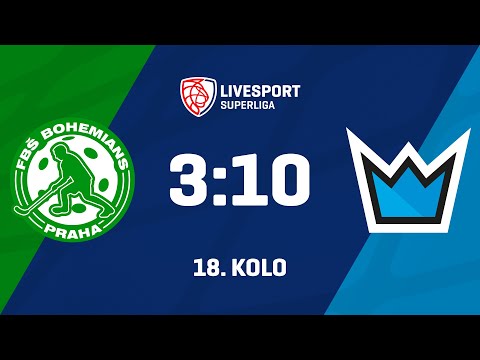 18. kolo | FbŠ Bohemians - Předvýběr.CZ Florbal MB 3:10