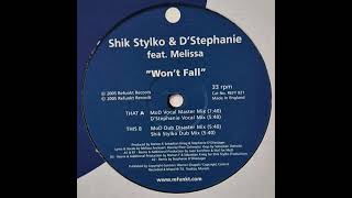 Shik Stylkø & D'Stephanie – Won't Fall (D'Stephanie Vocal Mix)