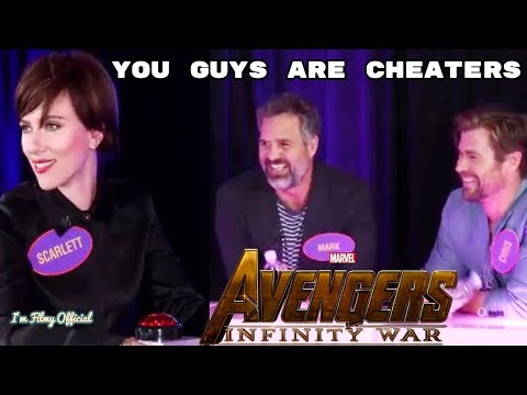 Avengers 4: Endgame Cast Play Family Feud - Try Not To Laugh
