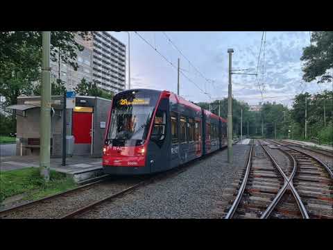 HTM R-NET tramlijn 2A Kraayenstein - Centraal Station v.v. | omleiding | 1ste dienstwagen | 2021