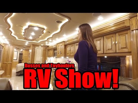 RV Show in San Antonio - Big Buses & Toyhaulers Part 2