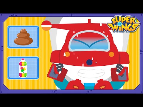 [SUPERWINGS Game] Select Games | Poo poo Game | Police game | Super Wings Gameplay