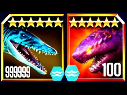 LVL 999,999 MOSASAURUS vs LVL 100 COLOSSUS 04 MEGALODON BOSS LIVE!!! (JURASSIC WORLD)
