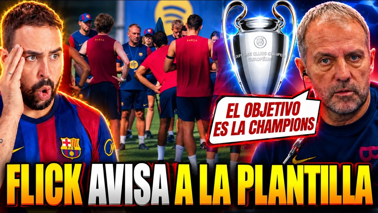 💥FLICK: "Este AÑO el OBJETIVO es la CHAMPIONS" ¡Y AVISA a los JUGADORES! RUEDA de PRENSA